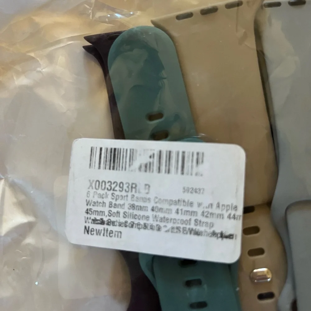 Smartwatch Replacement Bands - Black, Gray, Teal